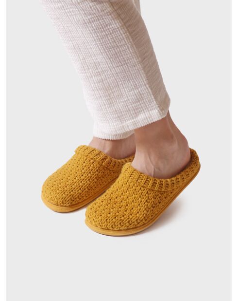 Chaussons d'intérieur Domi ocres