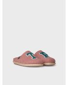 Chaussons d'intérieur en laine Deli gris foncé