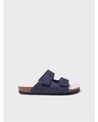 Chaussons d'intérieur Lizy bleu marine