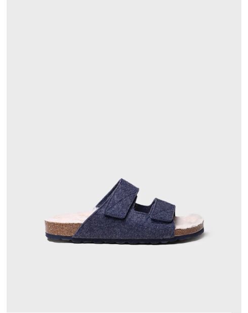 Chaussons d'intérieur Lizy bleu marine