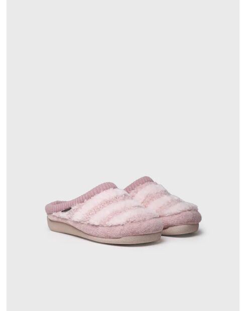 Chaussons d'intérieur Malu roses
