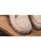 Chaussons d'intérieur Demi écrus