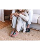 Chaussons d'intérieur en laine Deli gris foncé
