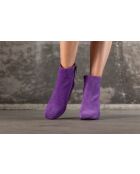 Botas Beth de piel moradas - Tacón 7 cm