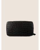 Bolso bandolera Urban Nomad de piel negra - 30x16 cm