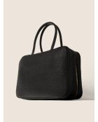 Sac cabas en cuir Nova Chic noir - 37x13 cm