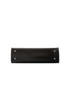 After Hours Access zwarte leren schoudertas - 36x10 cm