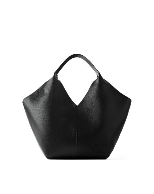 Bolso Nothing Left To Prove de piel negra - 47x18 cm