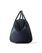 Dr Quinn marineblauwe leren handtas - 47x15 cm