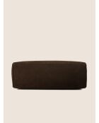 Bolso de mano Simply Modern de piel color café - 37 x 13 cm