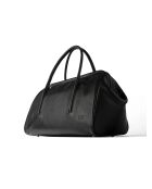 Borsa a mano Dr Quinn in pelle nera - 47x15 cm