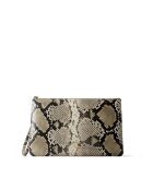 Pochette en cuir Keep It Safe python - 25x1 cm