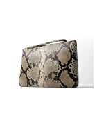 Pochette en cuir Keep It Safe python - 25x1 cm