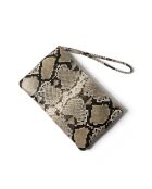 Pochette en cuir Keep It Safe python - 25x1 cm