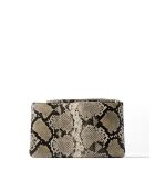 Pochette en cuir Keep It Safe python - 25x1 cm