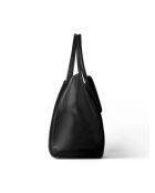Sac cabas en cuir Midnight City Lights noir - 55x12 cm