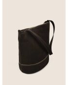 Sac bandoulière en cuir Feral Code marron - 37x20 cm