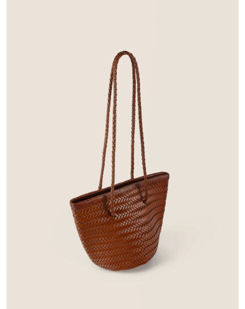 Bolso The One That I Want de piel marrón - 20x20 cm