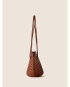 Borsa The One That I Want in pelle marrone - 20x20 cm