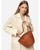 Borsa The One That I Want in pelle marrone - 20x20 cm