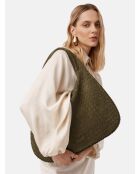 Sac porté épaule Montana vert olive - 49x10 cm