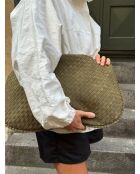 Sac porté épaule Montana vert olive - 49x10 cm