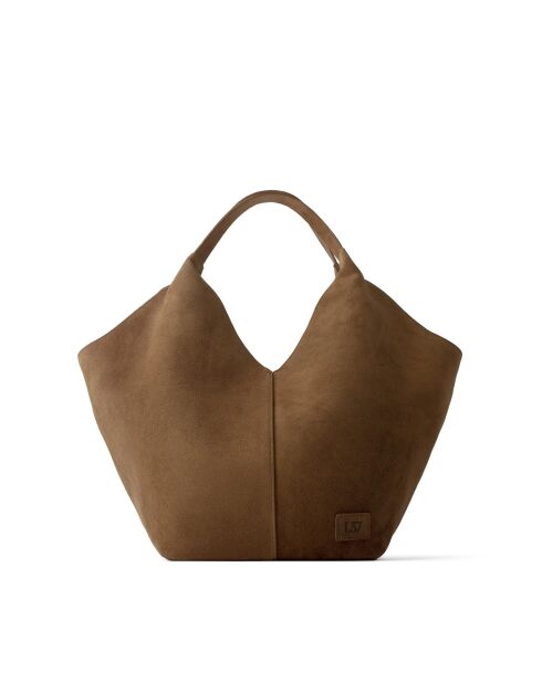 Bolso Nothing Left To Prove de piel marrón - 47x18 cm