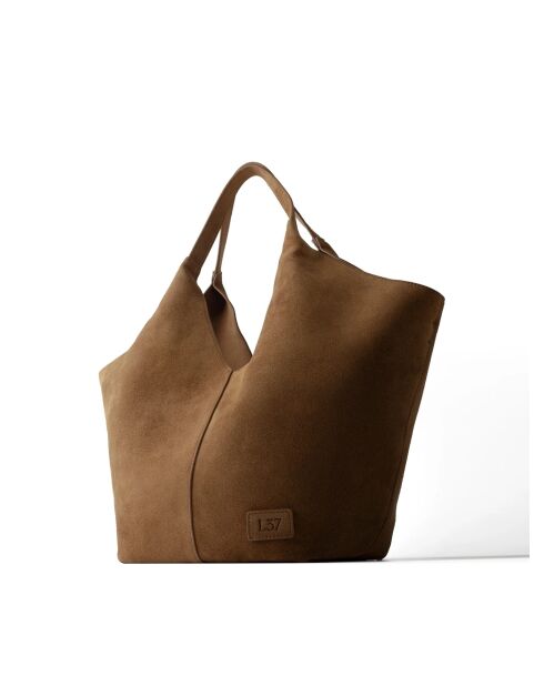 Bolso Nothing Left To Prove de piel marrón - 47x18 cm