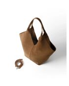 Sac cabas en cuir Nothing Left To Prove marron - 47x18 cm