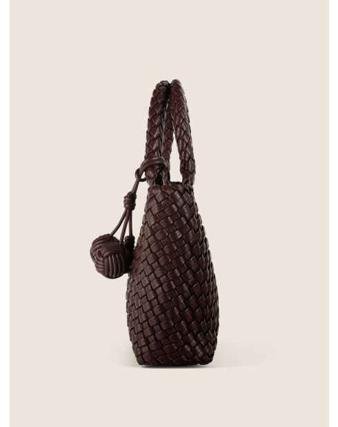 Bolso Austin burdeos - 31x8 cm