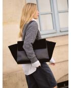 Bolso de terciopelo negro Midnight City Lights - 55x12 cm