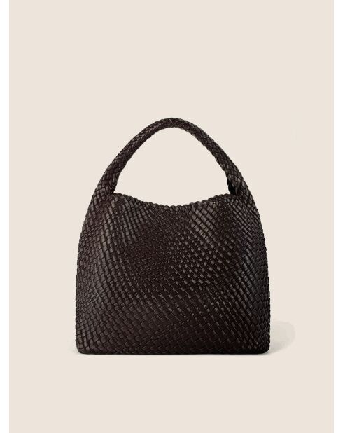 Bolso bandolera Kansas coffee - 42x14 cm