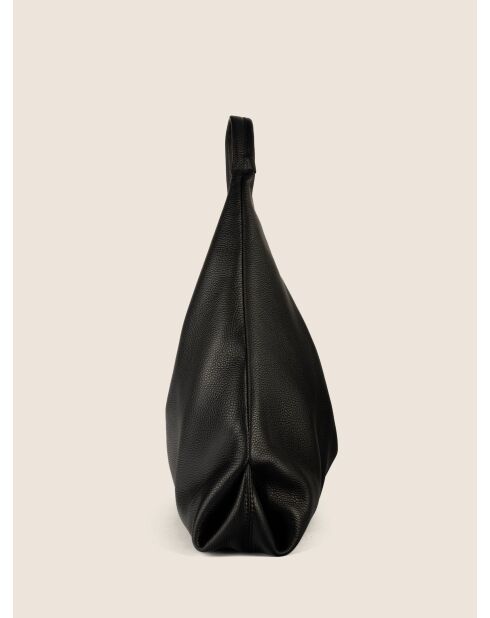 Bandolera Urban Wanderer de piel negra - 51x10 cm