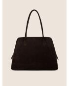 Borsa Verona in pelle marrone - 44x16 cm