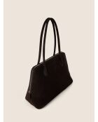 Borsa Verona in pelle marrone - 44x16 cm