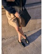 Borsa Verona in pelle marrone - 44x16 cm