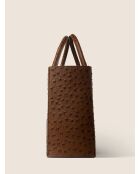 Bolso This Is My Moment de piel marrón - 34x11 cm