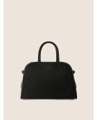 Bolso Bon Voyage Mini de terciopelo negro - 32x18 cm