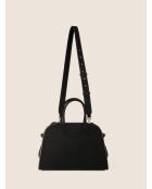 Bolso Bon Voyage Mini de terciopelo negro - 32x18 cm