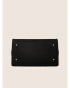 Bolso Bon Voyage Mini de terciopelo negro - 32x18 cm