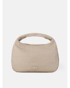 Bolso de hombro Montana beige - 49x10 cm