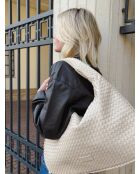 Bolso de hombro Montana beige - 49x10 cm