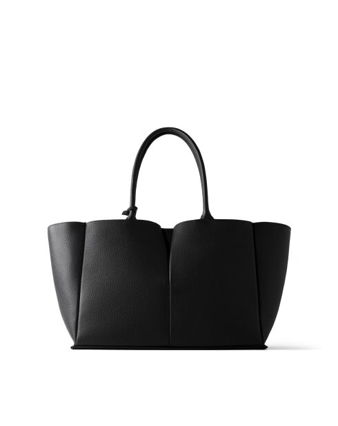 Bolso Lost In France de piel negra - 58x15 cm