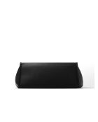 Sac cabas en cuir Lost In France noir - 58x15 cm