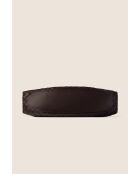 Bolso True Colors de piel café - 47x16 cm