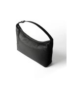 Stand By Me zwarte leren schoudertas - 44x10 cm