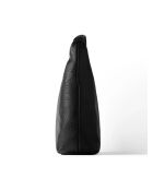 Stand By Me zwarte leren schoudertas - 44x10 cm