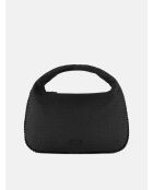 Borsa a tracolla Montana nera opaca - 49x10 cm