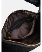 Borsa a tracolla Montana nera opaca - 49x10 cm