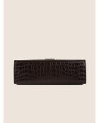 Bolso de mano Wild District en piel café - 37x13 cm